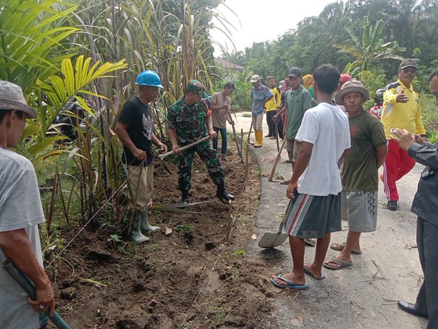 Babinsa Koramil 03/Mandau Laksanakan Program PKTD Goro