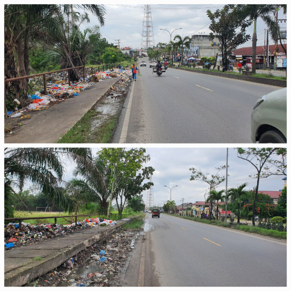 Usai Dibersihkan, Masih Ditemukan Oknum Masyarakat Buang Sampah Sembarangan