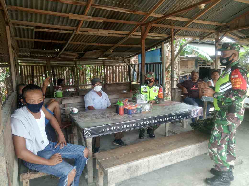 Peltu Jefri Dian Sosialisasi Karhutla di Desa Petani