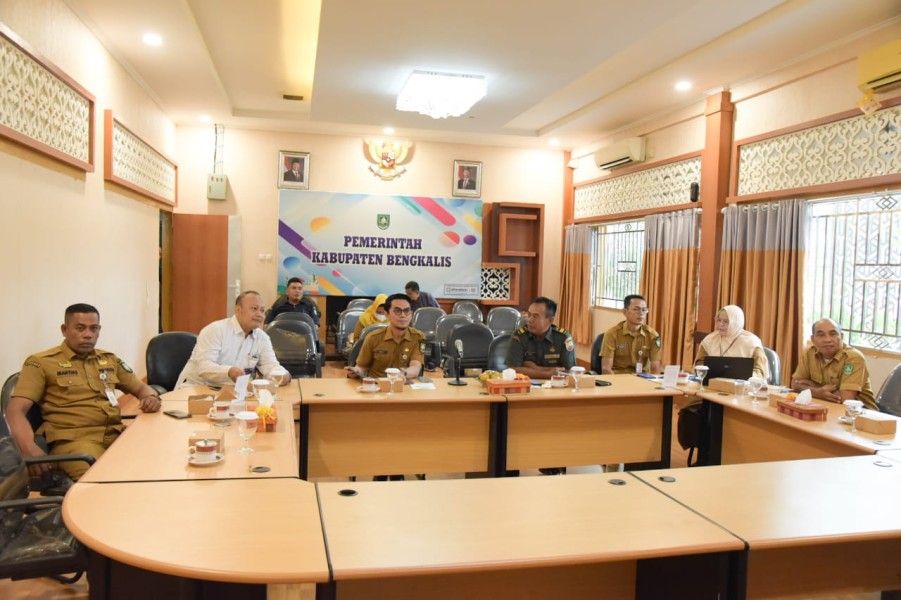 Bupati Bengkalis Ikuti Rakor Pengendalian Inflasi dan Strategi Pertumbuhan Ekonomi