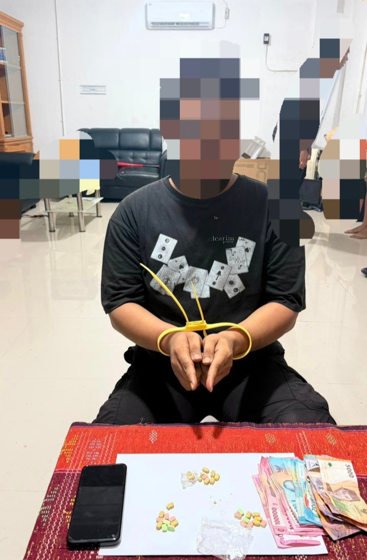 Akan Bertransaksi, AS Warga Air Jamban diamanman Bersama 30 Butir Ekstasi Disita