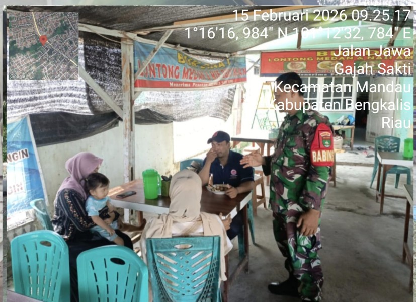 Babinsa Serka Agung S. Berikan Penyuluhan Pancasila Kepada Warga Jalan Jawa, Gajah Sakti