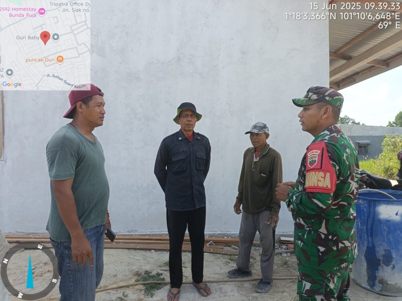 Babinsa Sertu Awaluddin Berikan Penyuluhan Pancasila Kepada Warga Desa Simpang Padang, Kampung Pancasila