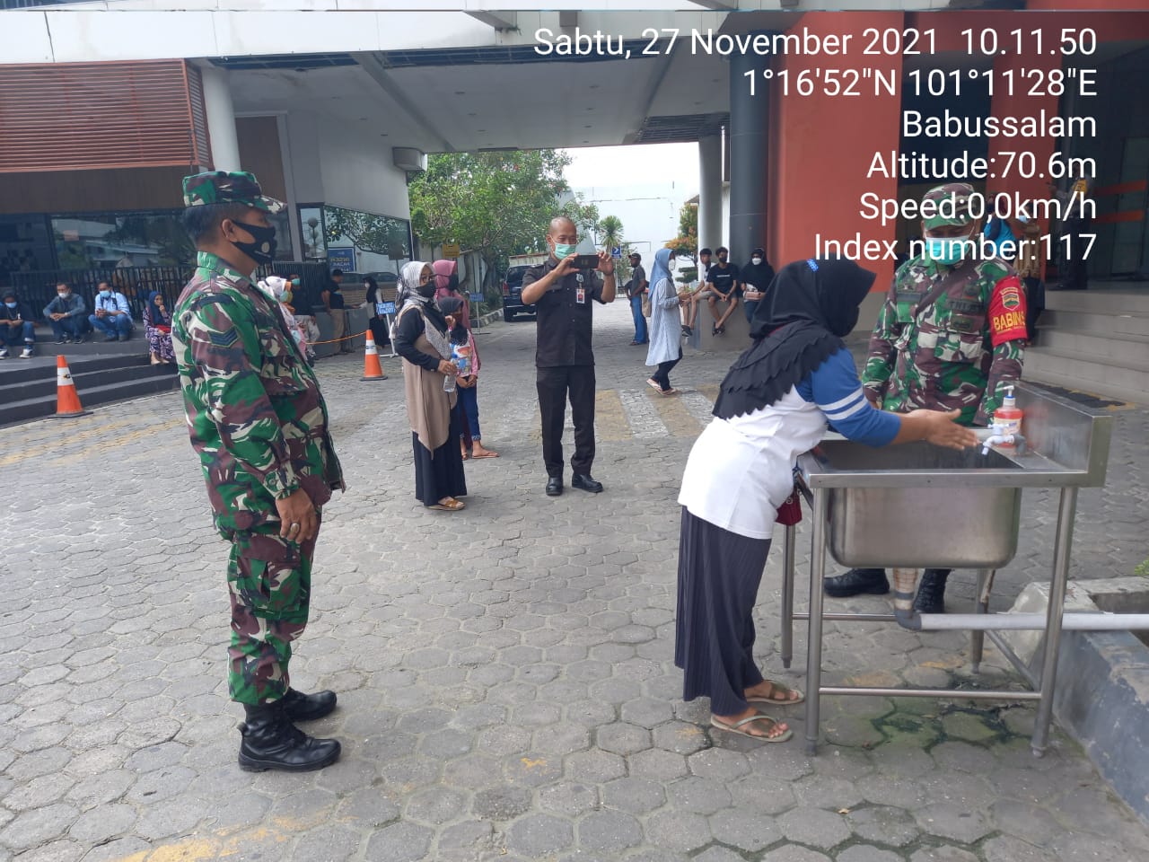 Himbau Protkes di Mancy Oleh Serka Fauzi dan Serda A.T. Silaban