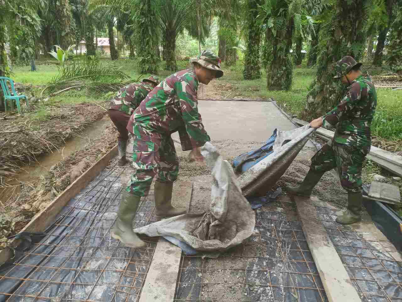 Gang Kadiran Dibangun TNI, Masyarakat Berterima Kasih