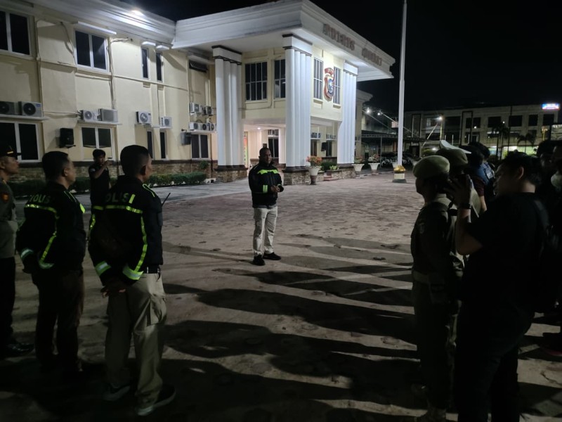 Sasar THM, Polres Kota Dumai Gabungan Laksanakan Razia Peredaran Narkoba