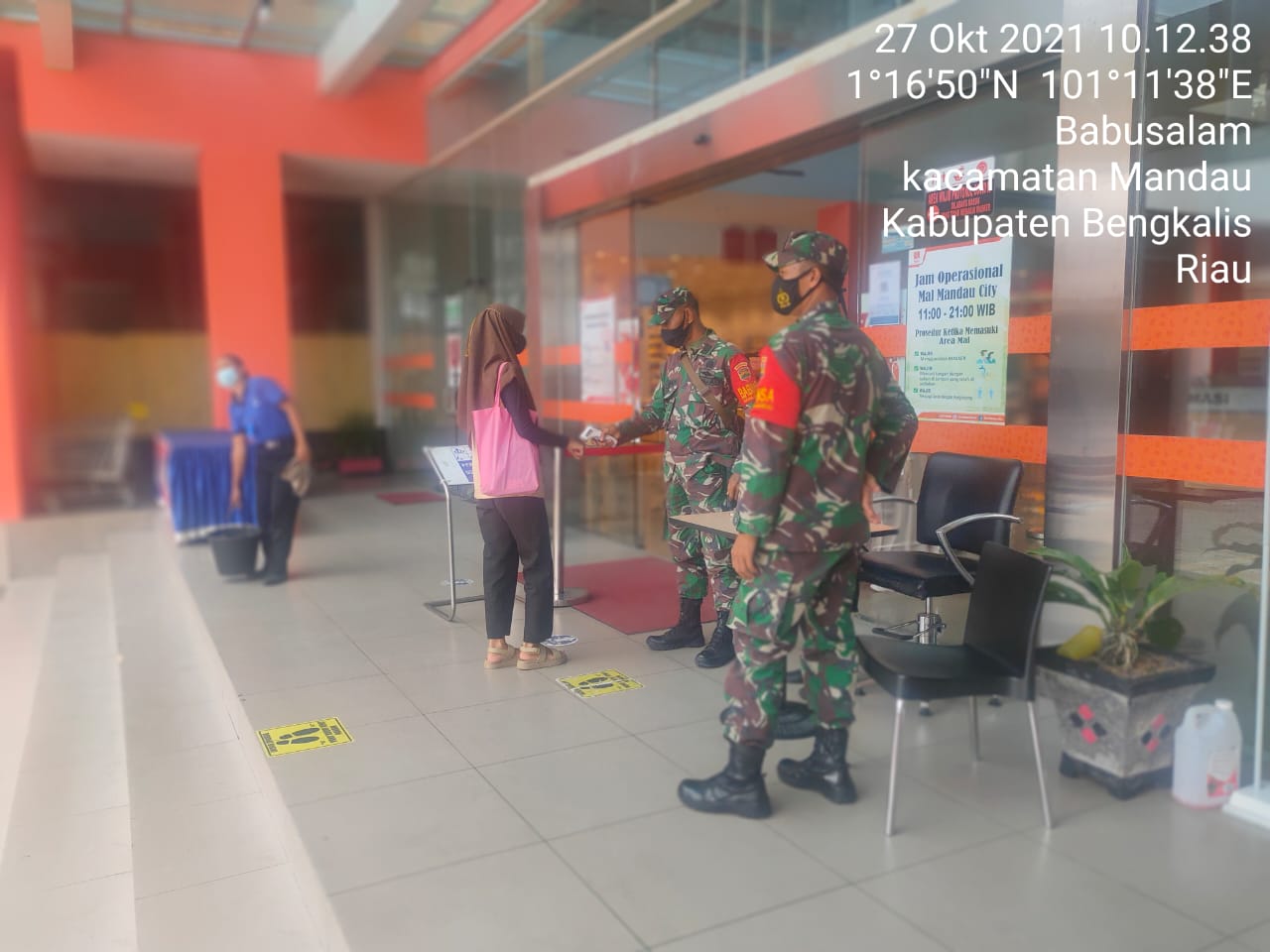 Himbau Protkes di Mancy Oleh Pelda Armen dan Sertu Handoko
