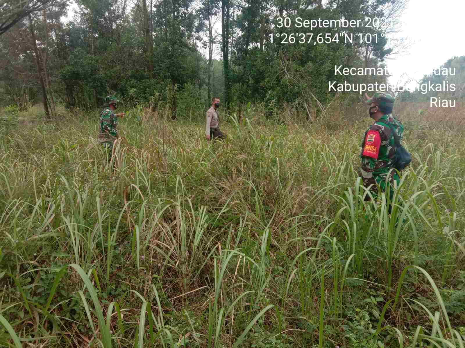 Desa Sebangar dan Kesumbo Ampai Menjadi Target Patroli Hotspot Oleh Babinsa Serma Sutrisno