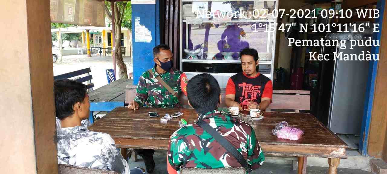 Sosialisasi Karhutla Jangan Bakar Lahan, Itu Pesan Serma Armen dan Serma Suprapto