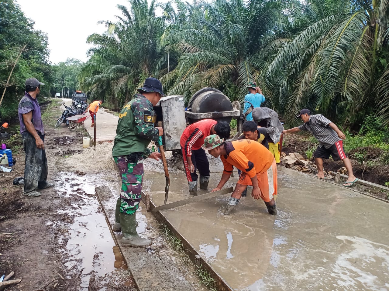 Kegiatan Fisik Program TMMD Dipastikan Selesai Sesuai Target