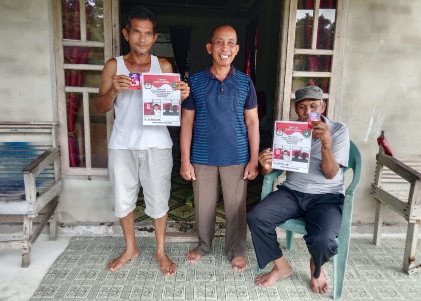 Relawan Sergu Bergerak, Mantan Kades Kampanye Paslon KBS 