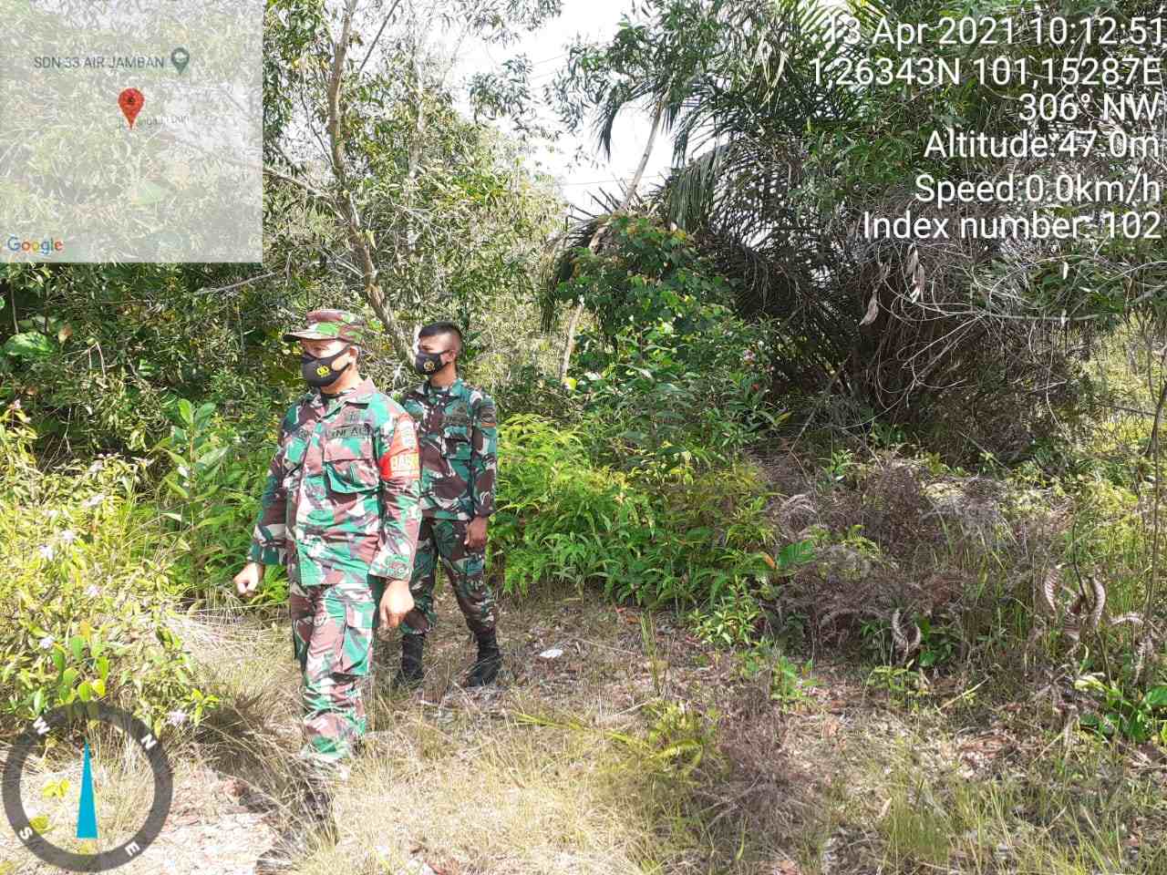 Meminimalisir Adanya Hot Spot, Sertu Agung Saputro Berpatroli di 2 Kecamatan