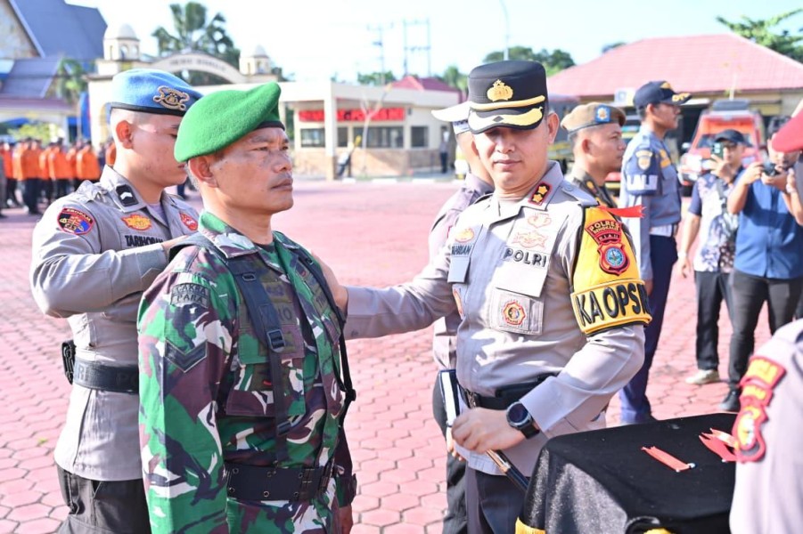 Jelang Kesiapan Posko Mudik 2026, Polres Bengkalis Apel Kesiapan Pasukan