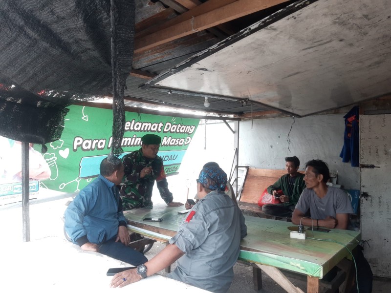 Babinsa Serma N. Saragih Berikan Penyuluhan Pancasila Kepada Warga Kelurahan Gajah Sakti, Mandau