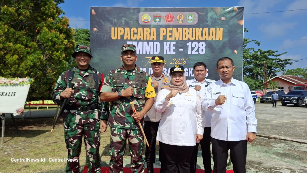 Gebrak Pembangunan hingga Pelosok Negeri Junjungan, TMMD ke - 128 Resmi Dimulai