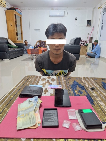 DPO Sabu Dibekuk di Jalan Damai Gajah Sakti, Polsek Mandau Amankan 3 Paket Narkotika