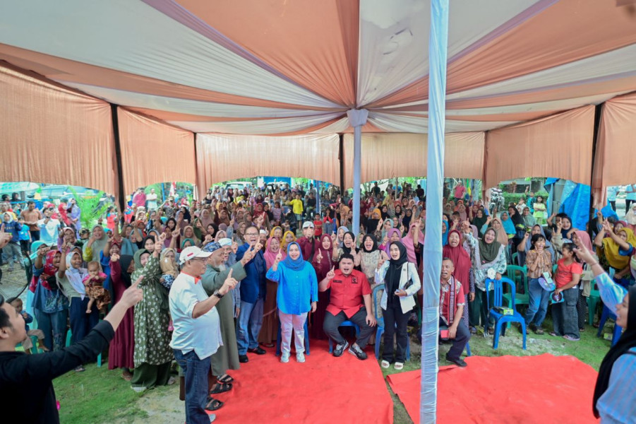 Masyarakat Bathin Solapan Ramaikan Kampanye Kasmarni