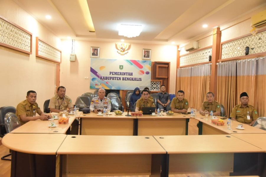 Bengkalis, Ikuti Rapat Kordinasi Nasional Persiapan Peluncuran Program Pemeriksaan Kesehatan Gratis