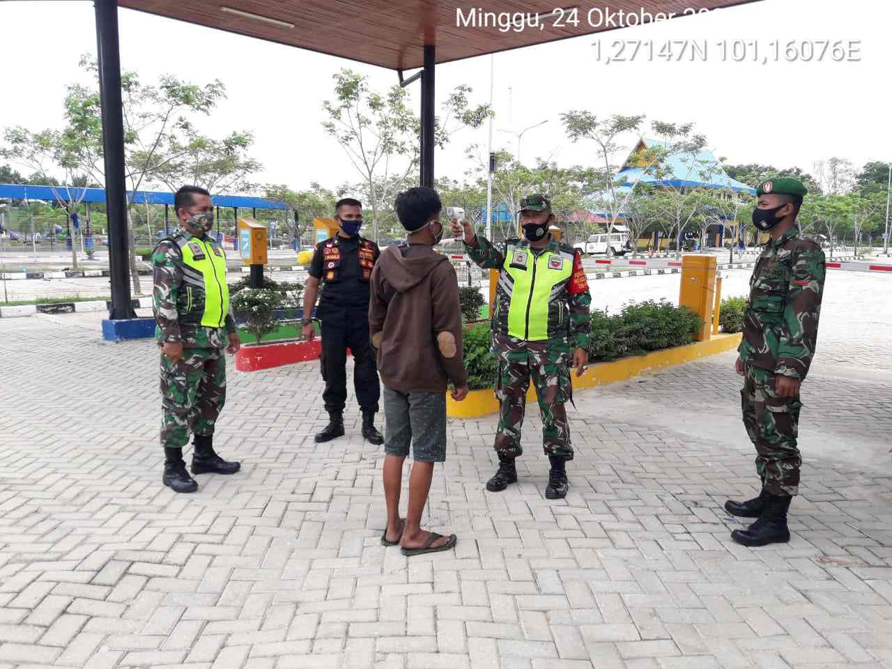 Peltu Jefri Dian Himbau Protokol Kesehatan di Waterpark Harationica