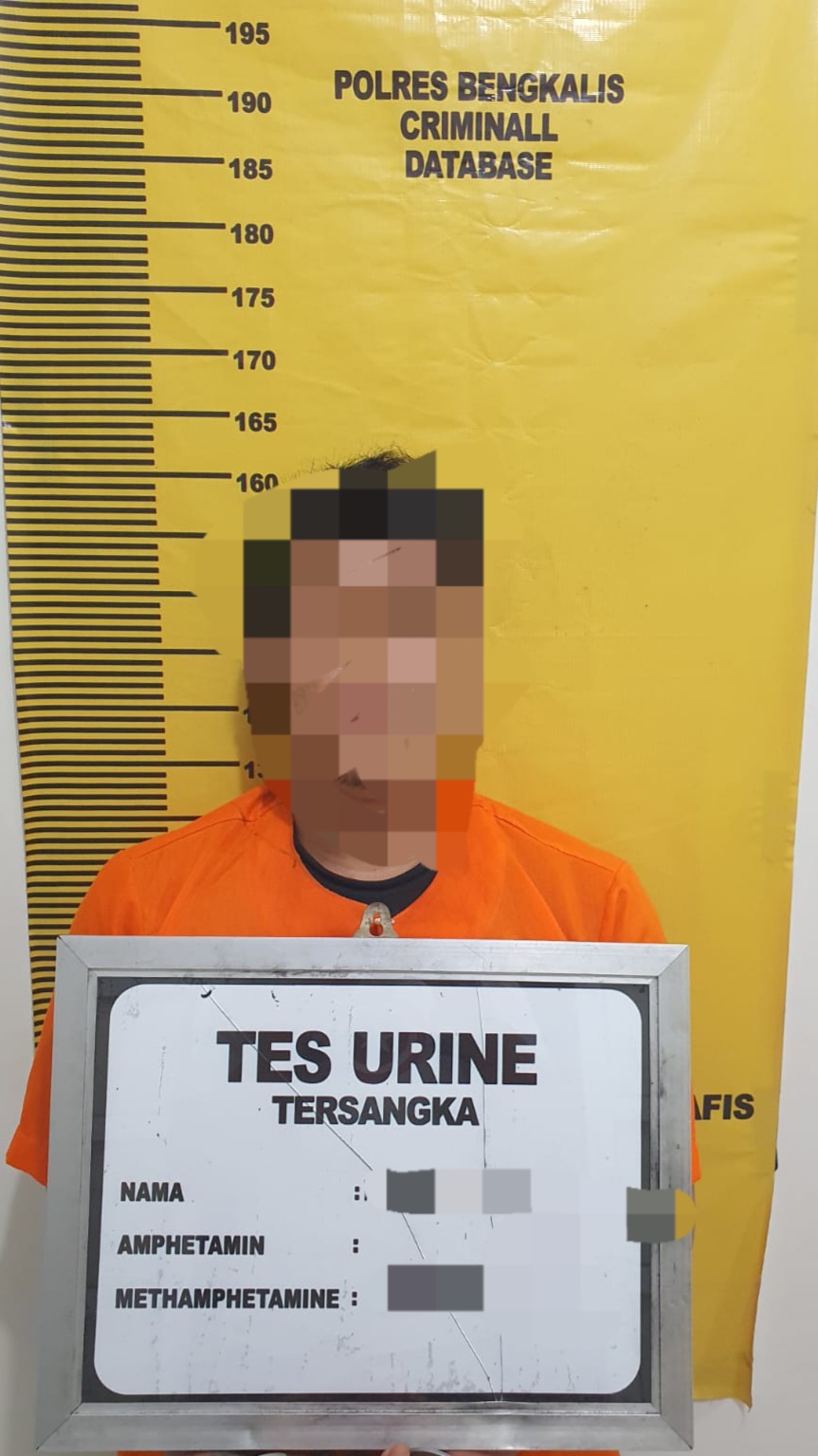 Diduga 1 orang Pria Warga Gajah Sakti, Duri Diamankan Sat Res Narkoba Polres Bengkalis