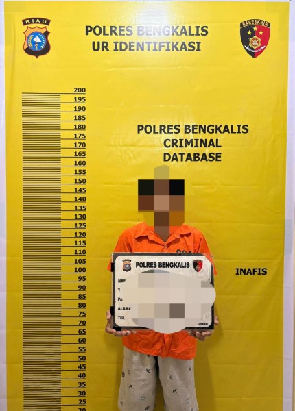 Diduga Cabuli Anak Dibawah Umur, Pria Paruh Abad di Bengkalis, Meringkuk Dalam Sel