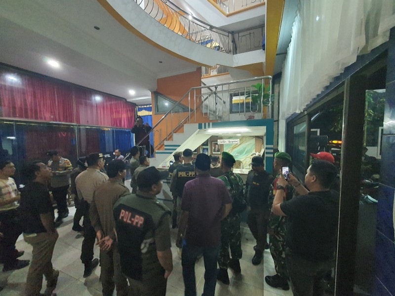 19 Orang Terjaring Razia Pekat, Sat Pol PP Mandau Berikan Rasa Aman Kepada Masyarakat