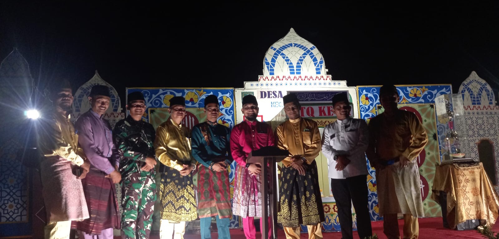 MTQ Ke-III Desa Bumbung Resmi Dibuka Camat Bathin Solapan