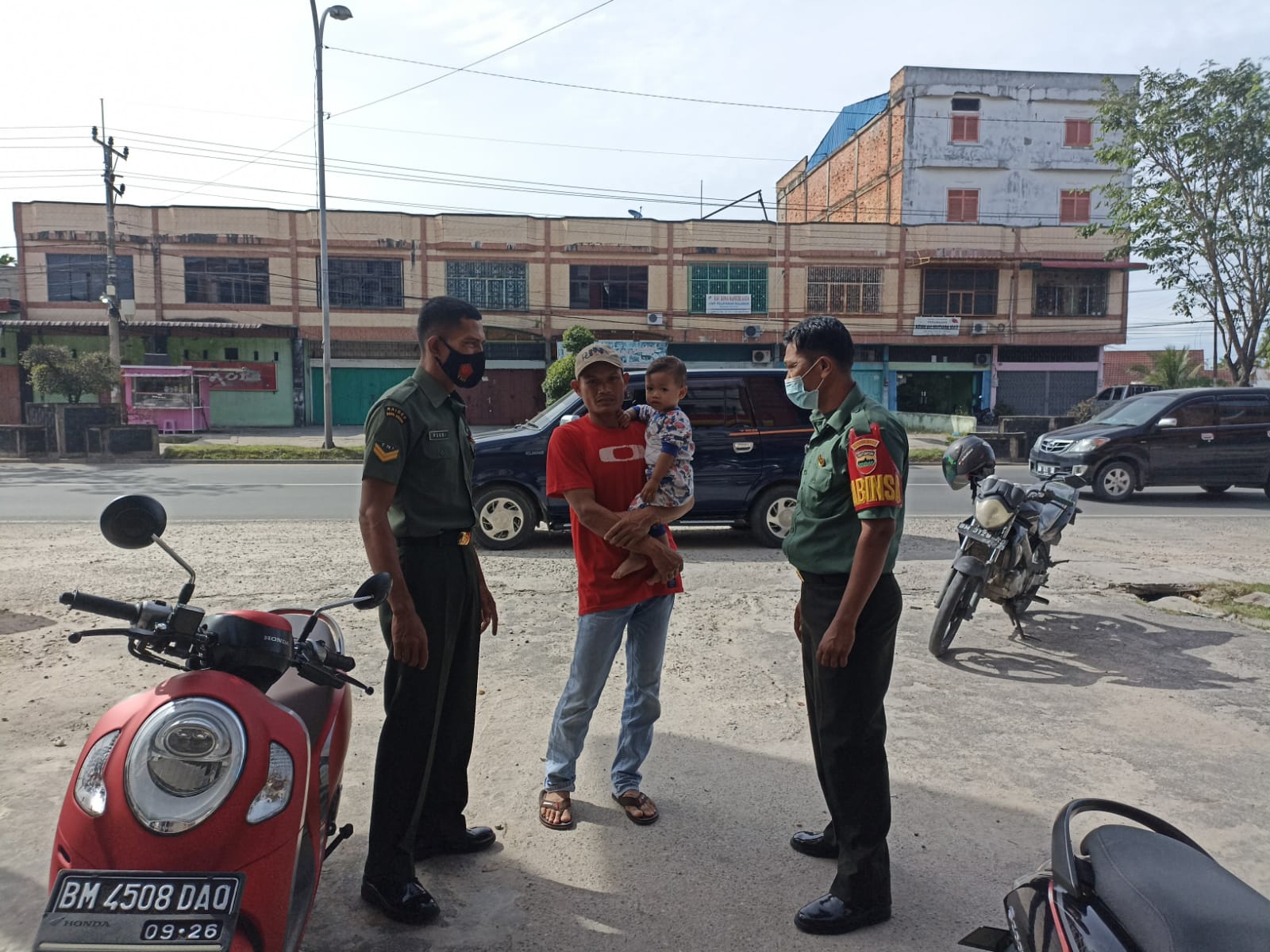Babinsa Serda Ramadhani, Serda D. Simanjuntak Himbau Protkes di Babussalam