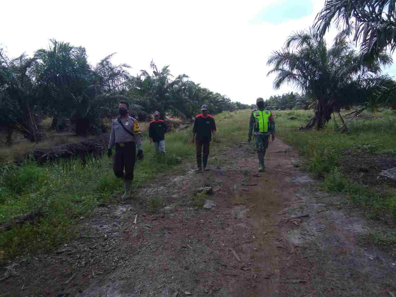 Sinergitas Patroli Karlahut di Desa Tasik Serai Barat