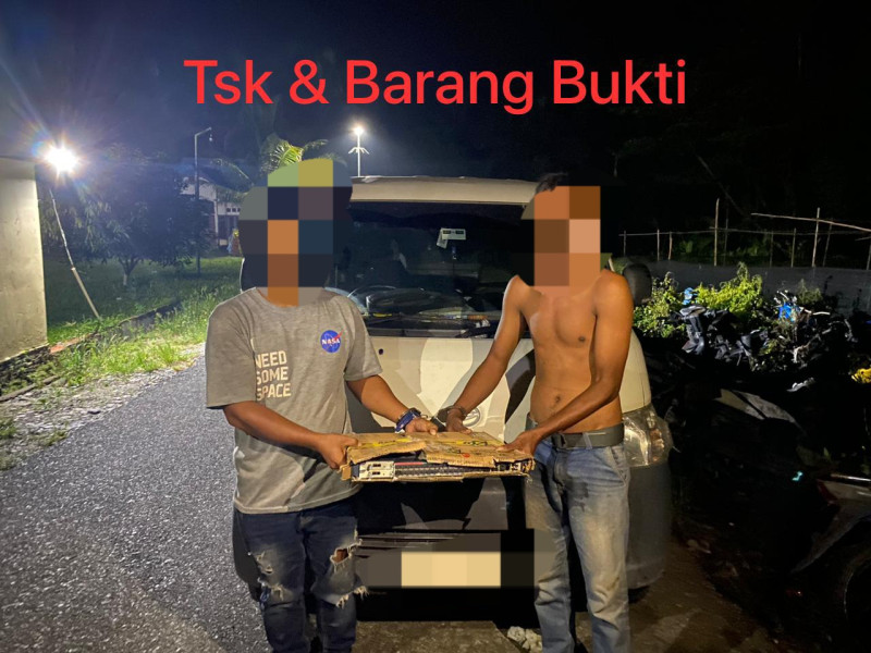 Diduga Lakukan Pencurian Perangkat Tower, Warga Pekanbaru dan Warga Pinggir Diringkus Opsnal Polsek Pinggir