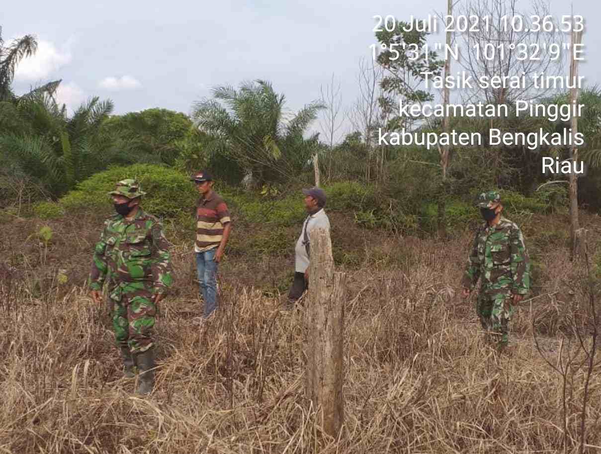 Serda Fikri Patroli Titik Api Desa Melibur Hingga Desa Tasik Serai Timur