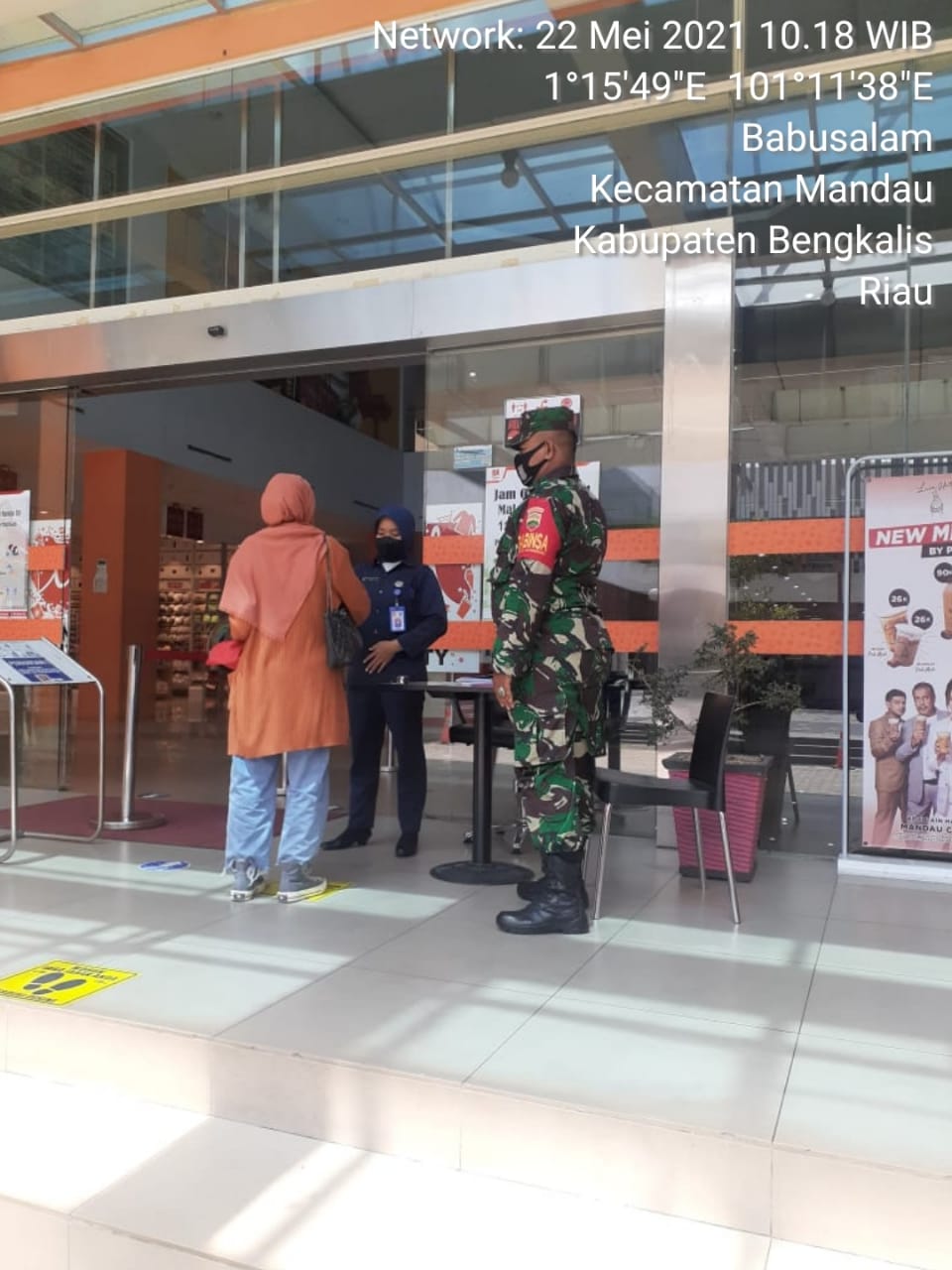 Serka Agusliadi Himbau Pengunjung Mall Mandau City Duri Agar 3 M