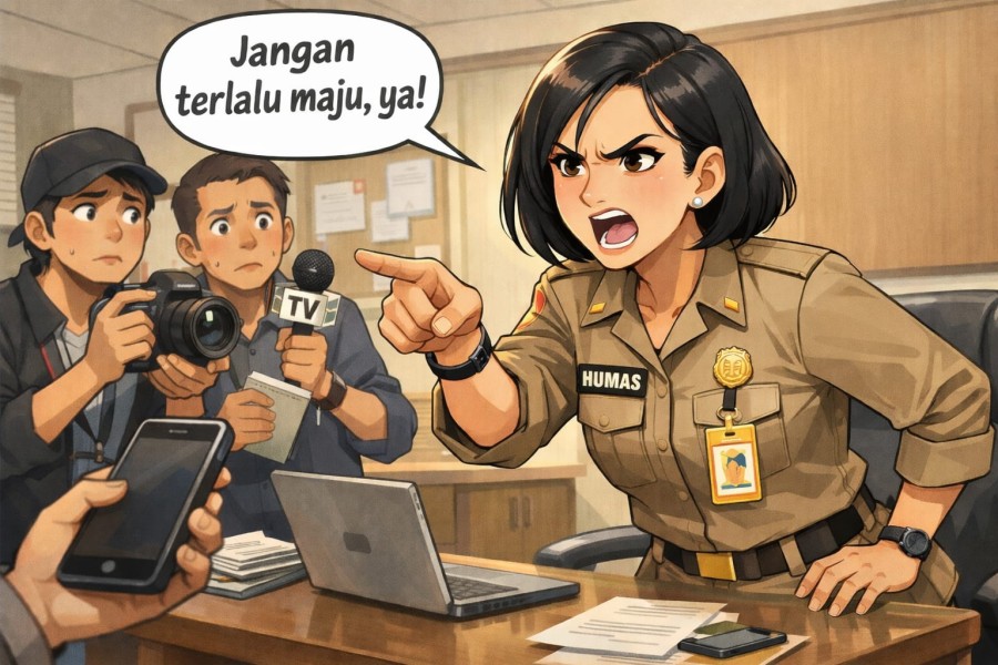 Sebut Media Terlalu Maju, Oknum Humas Gores Hati Wartawan