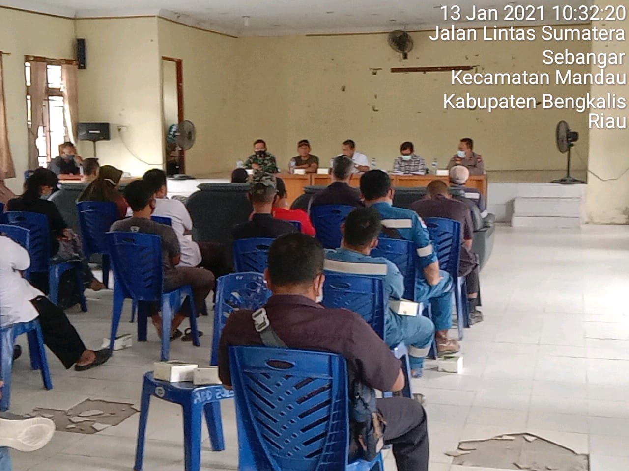 Hadiri Sosialisasi Penertiban, Danramil 04/Mandau Turut Serta Ikuti Sosialisasi