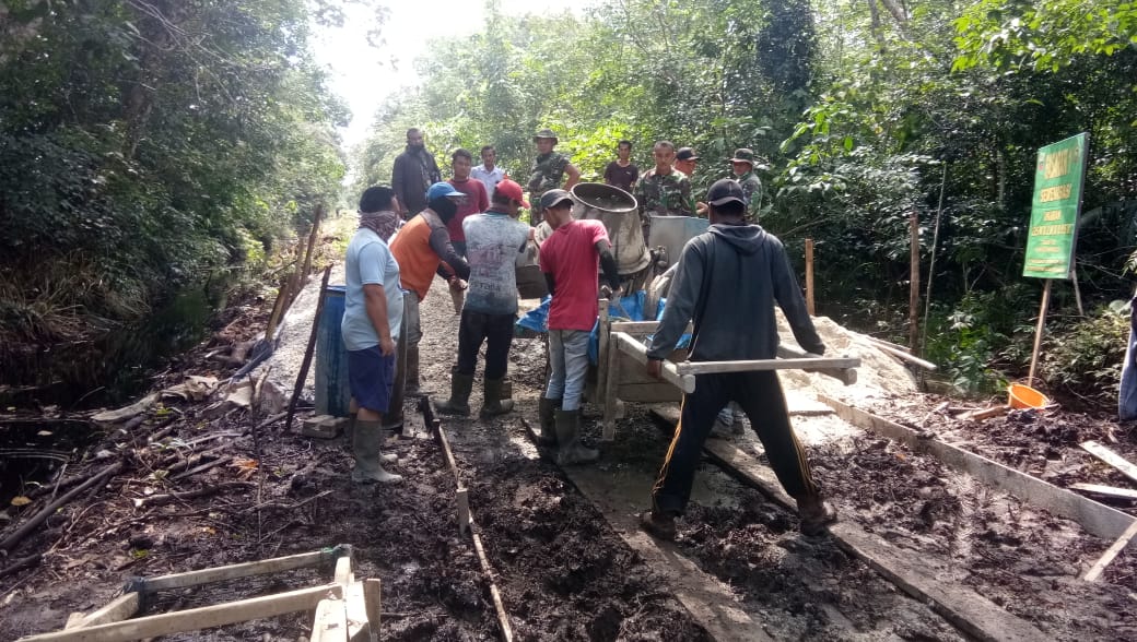 Masyarakat Pelosok Desa Pun Merasakan Dampak TMMD 108