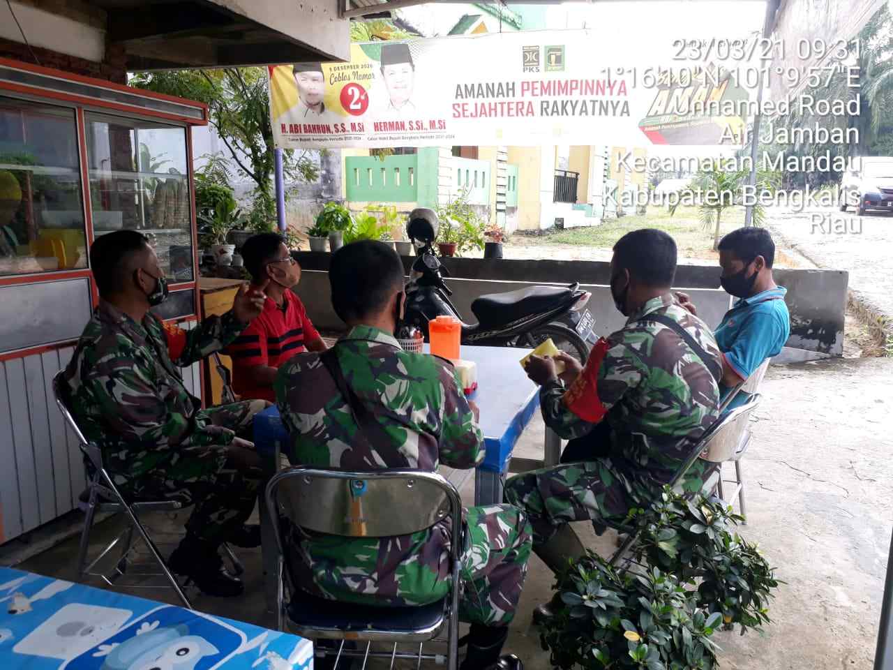 Peltu Jefri Dian Ajak Masyarakat Kelurahan Air Jamban Untuk Tidak Bakar Lahan