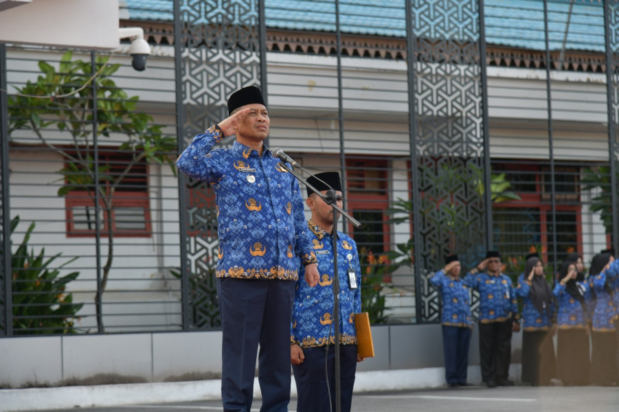 Wakil Bupati Bengkalis Pimpin Apel Hari Kesadaran Nasional, Sampaikan 5 Hal Penting Kepada Peserta