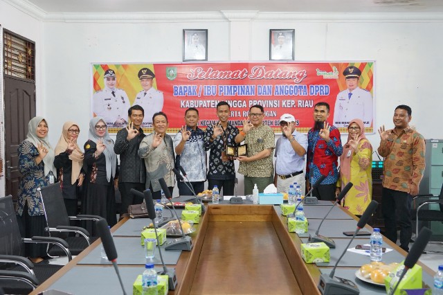 Pencam Mandau Menerima Studi Banding DPRD Lingga Provinsi Kepulauan Riau