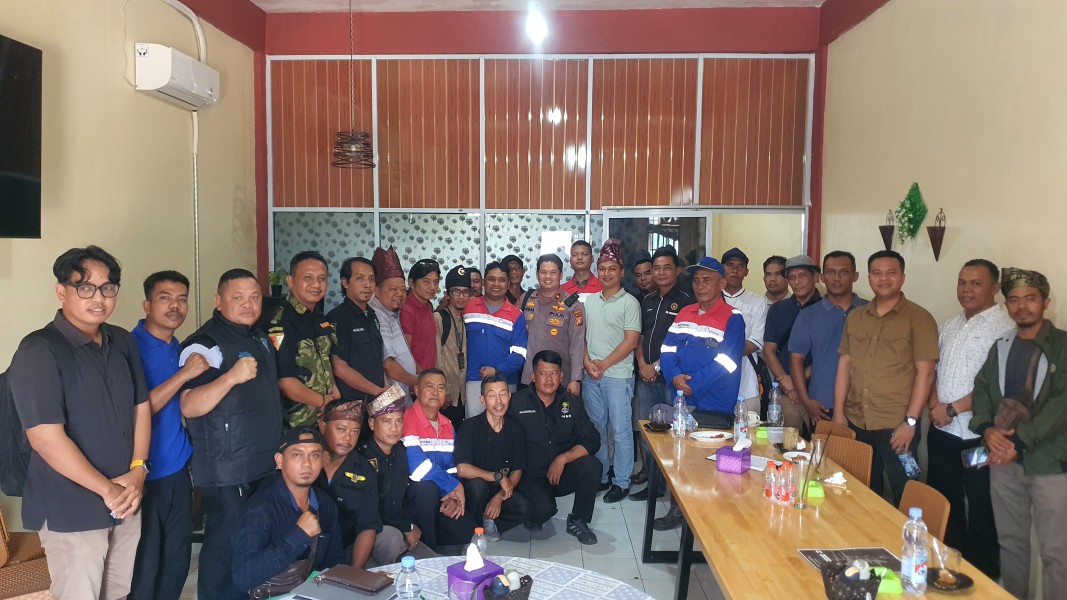 Dimediasi Kapolsek Mandau Kompol Primadona, GOLA dan PT. Elnusa Lakukan Pertemuan