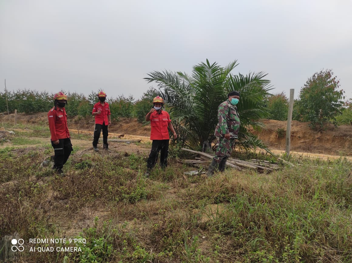 Serda Chandrawan Patroli Titik Hot Spot di Desa Tasik Serai