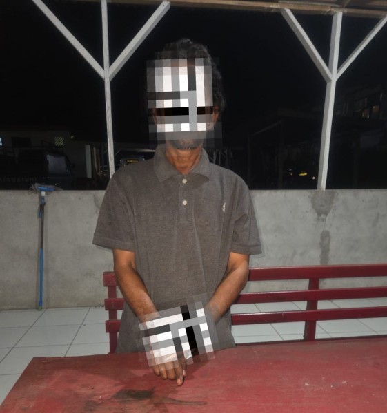 Usai Tikam Orang di Pasar Sukaramai Duri, Pria Paruh Baya, Kabur Ke Rokan Hulu
