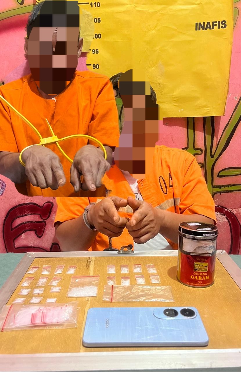 Diduga Pengedar dan Bandar Asal Bathin Solapan Berhasil Diborgol, Inisial B Warga Sumbar Terus di Kejar