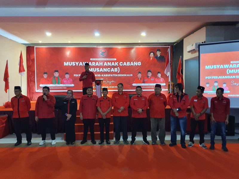 Musancab PDI Perjuangan Bengkalis, Ini Pesan Sekjen PDI P Riau