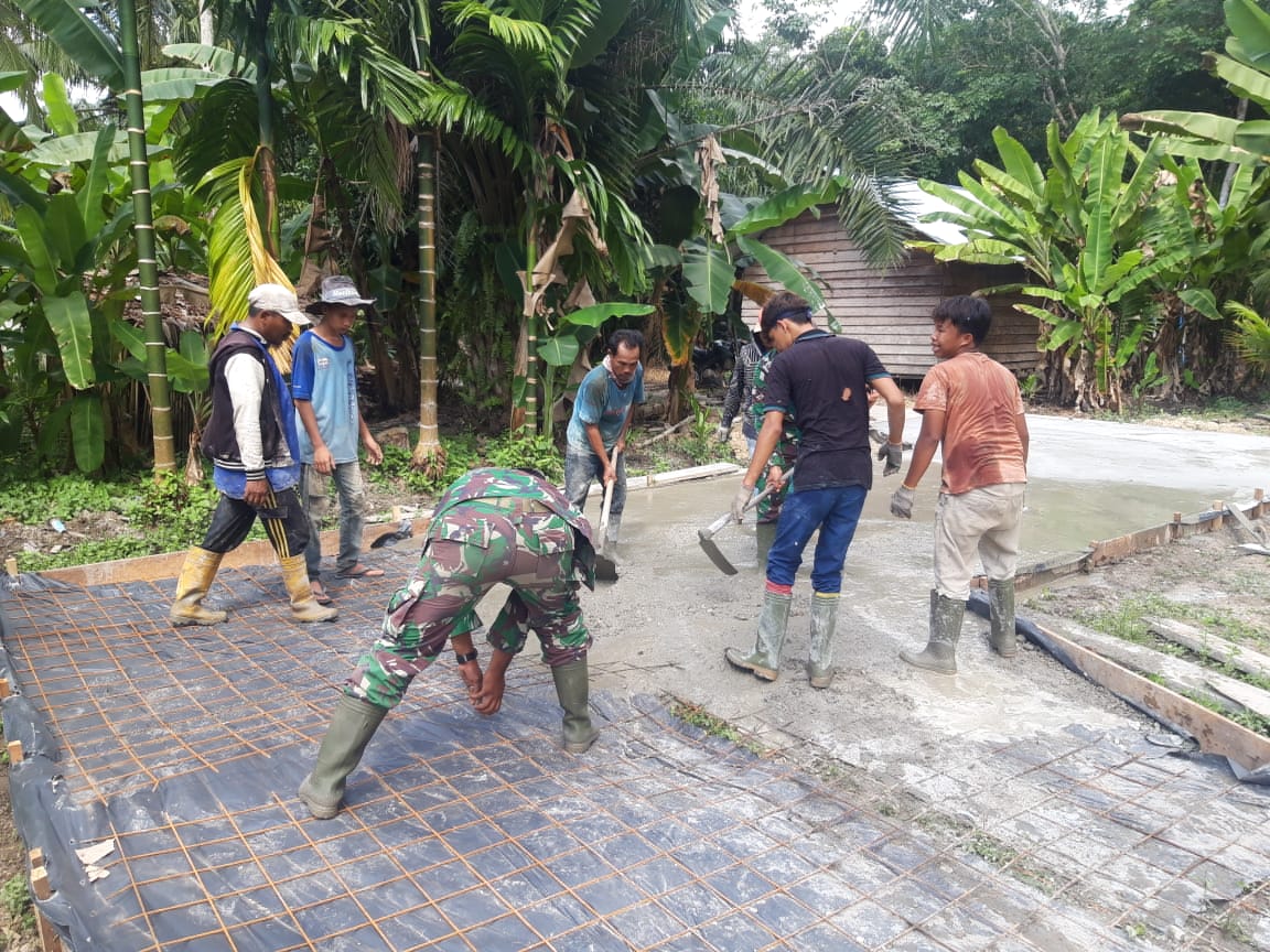 Jerih Payah Satgas TMMD Terbayar Oleh Kecerian Masyarakat