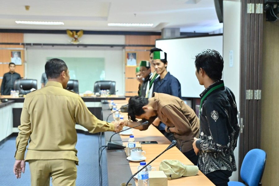 Wabup H. Bagus Santoso Terima Silaturahmi dan Aspirasi BADKO HMI Riau–Kepri, Ajak Bangun Sinergi dan Kolaborasi