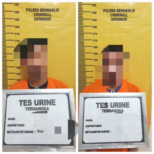 2 Orang Diduga Pengedar Narkoba Berhasil di Bekuk Tim Sat Res Narkoba Polres Bengkalis