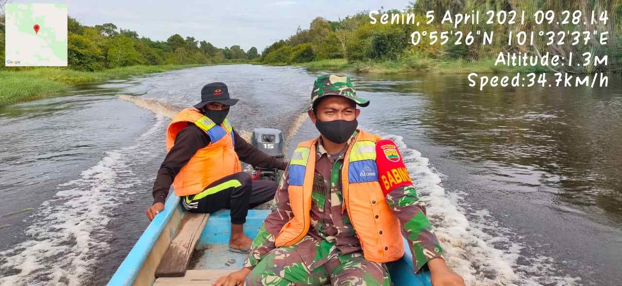 Meminimalisir Adanya Hot Spot, Kopda Bambang Laksanakan Patroli Perairan