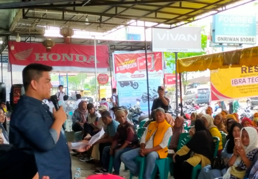 Dijejali Masyarakat, Serap Aspirasi Ibra Teguh Bertabur Berkah