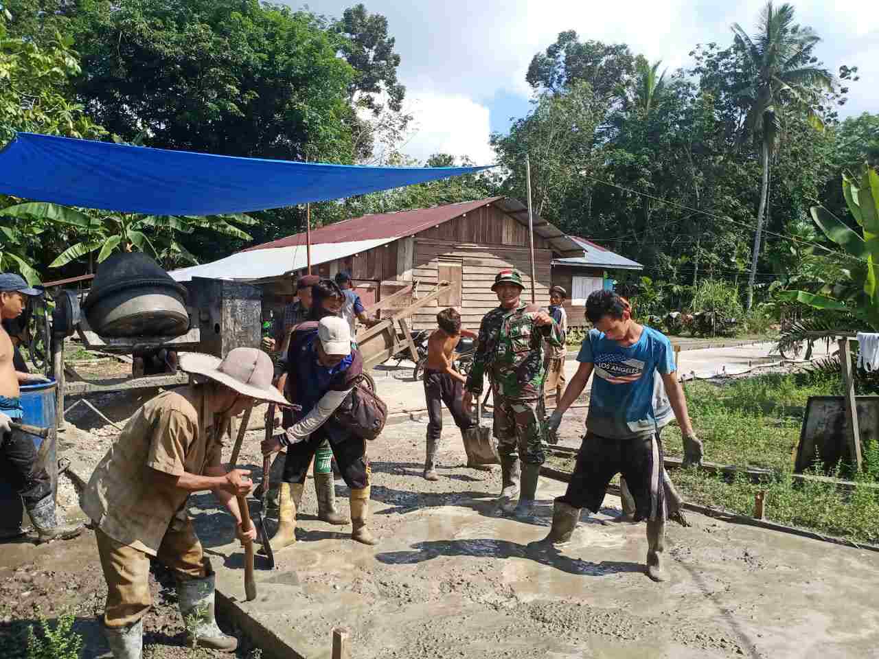 Terbukti Berkat, TMMD ke-108 Kodim 0303/Bengkalis Pembangunan Infrastruktur di Desa Sangat Dirasakan Warga