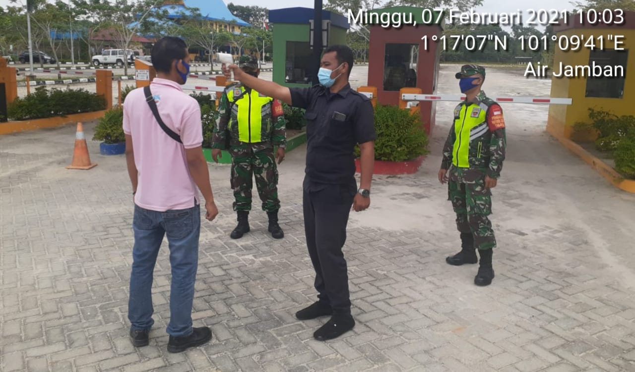 Antisipasi Covid-19, Serka Agusliadi Himbau Pengunjung Waterpark Haratinoca
